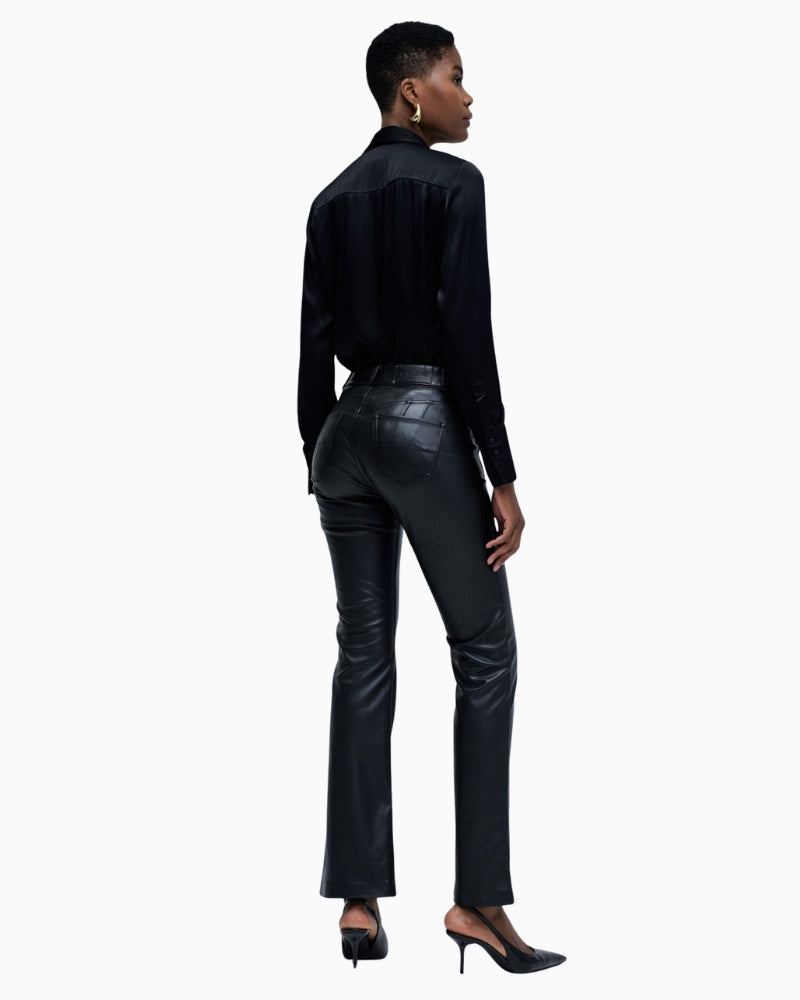 Back view showing pocket placement for shaping effect