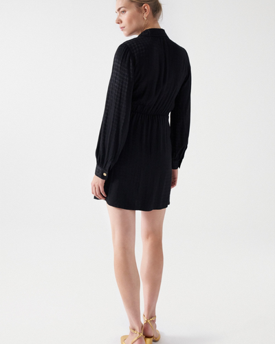 Salsa - Long Sleeve V Neck Dress