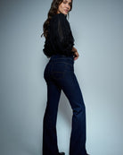 Side view of Salsa Push In jeans showing flattering silhouette