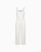 Salsa Jeans sleeveless jumpsuit in white front view