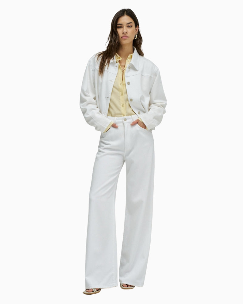 Salsa Jeans wide leg jeans full outfit view