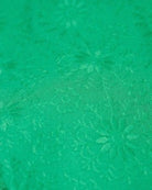 Salsa brocade jumpsuit green fabric texture detail