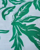 Salsa printed blouse white green print detail