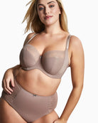 Sculptresse Chi Chi Bra in cappuccino front view