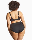 Sculptresse Estel full cup bra black full set on model back view