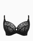 Sculptresse Estel full cup bra black lace flat front view