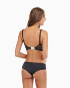 Secret Weapons 3-Pack Bra Strap Extenders in beige, black, and white with soft brushed backing