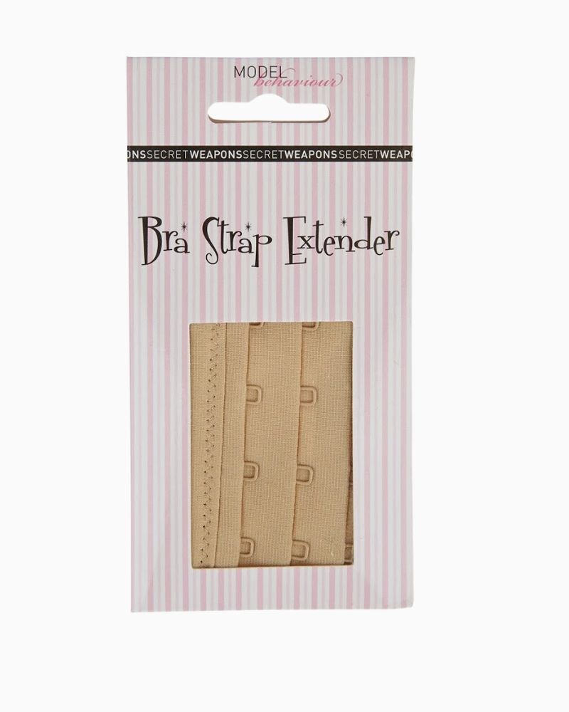 Pack of Single Secret Weapons bra extender with brushed backing for comfort

