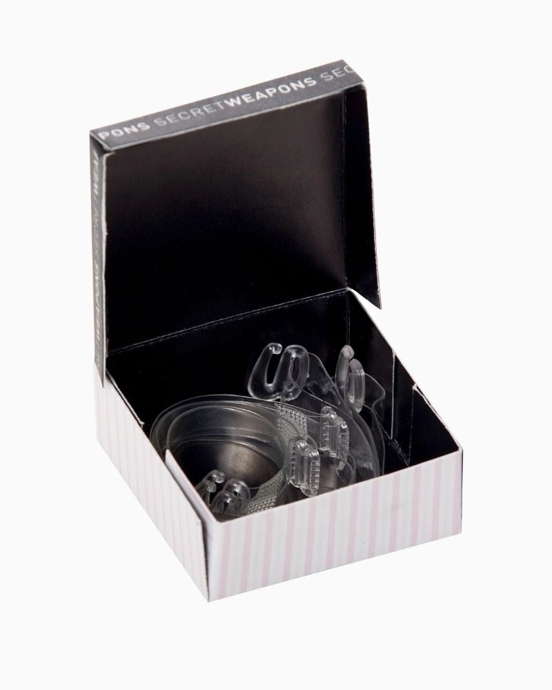 Secret Weapons Clear Bra Straps with adjustable transparent design