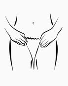 Instruction guide for Secret Weapons Commando-G V-String application and care
