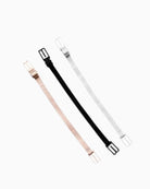 Close-up of adjustable Hold’em Up bra strap holder