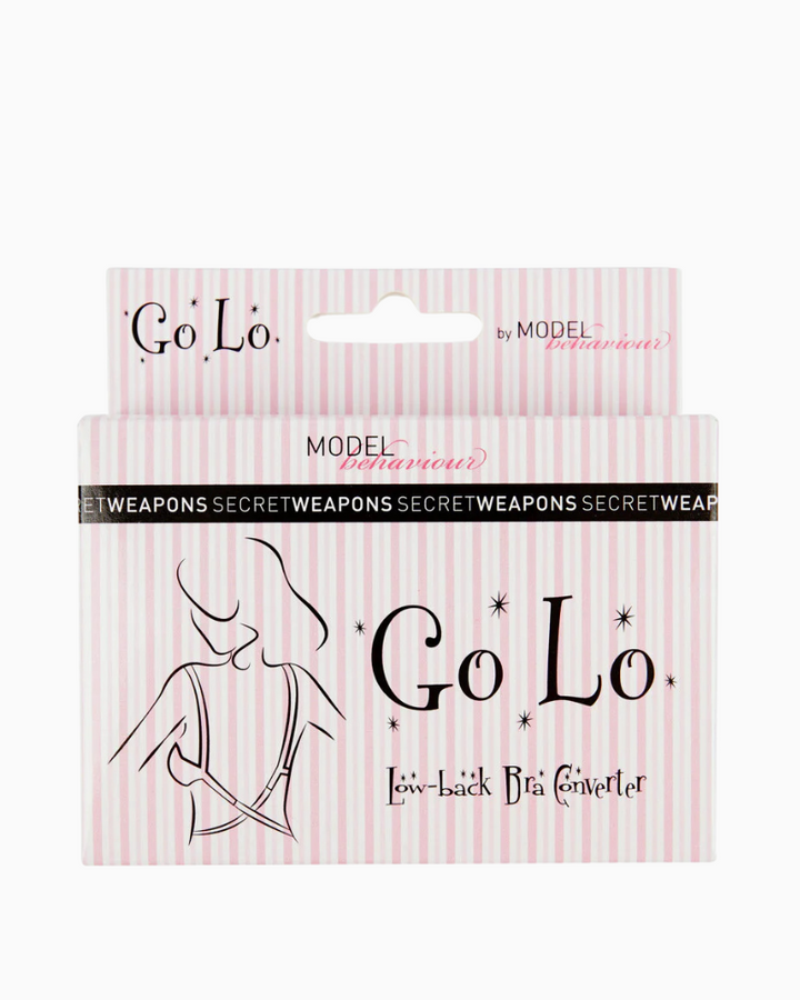 Secret Weapons Low Back Bra Extender in black, white, and nude colours for low-back outfits