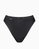 Black tai briefs by Sloggi in cotton stretch fabric, pack of 3