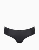 Sloggi ZERO black microfibre hipster briefs with laser-cut scalloped edges

