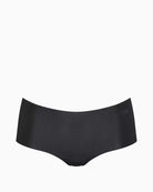 Front view of Sloggi lightweight seam-free short briefs in black