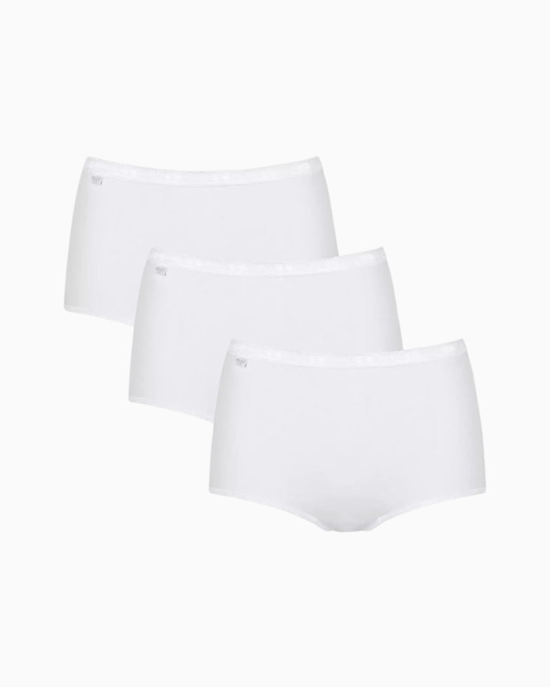 Sloggi - Maxi Briefs in White 3 pack details
