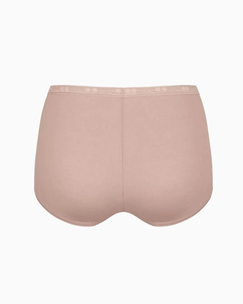 Sloggi Basic Briefs Maxi 3 Pack in Skin waistband back detail