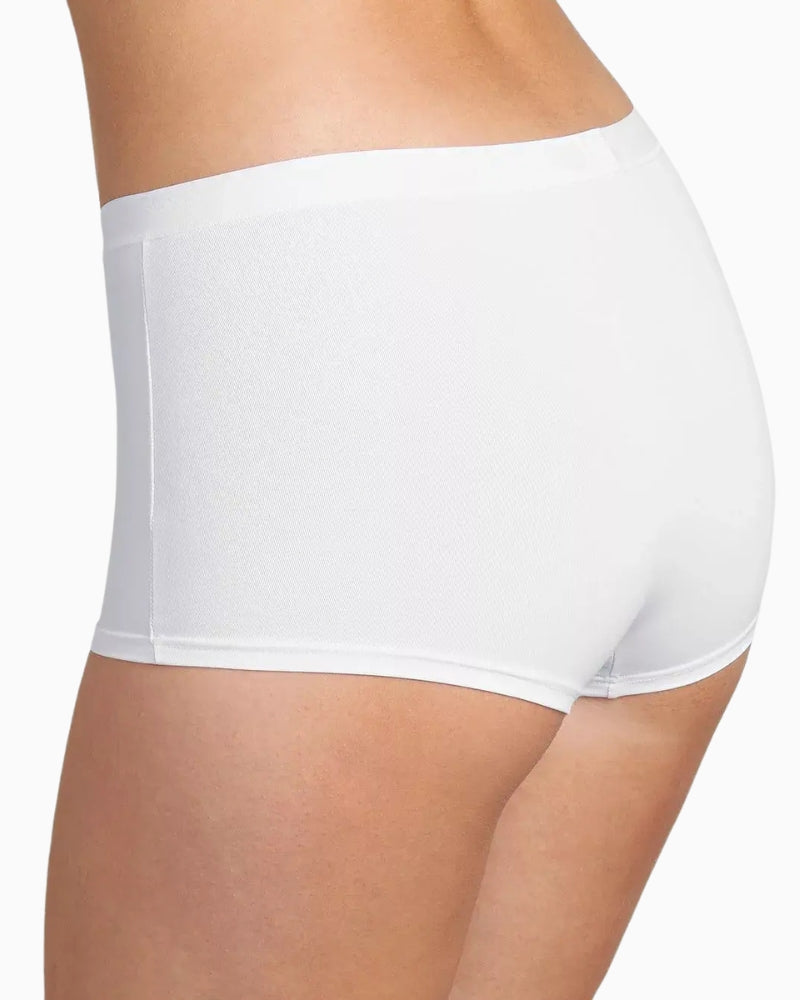 Sloggi Sensual Fresh Short Knickers in White back view