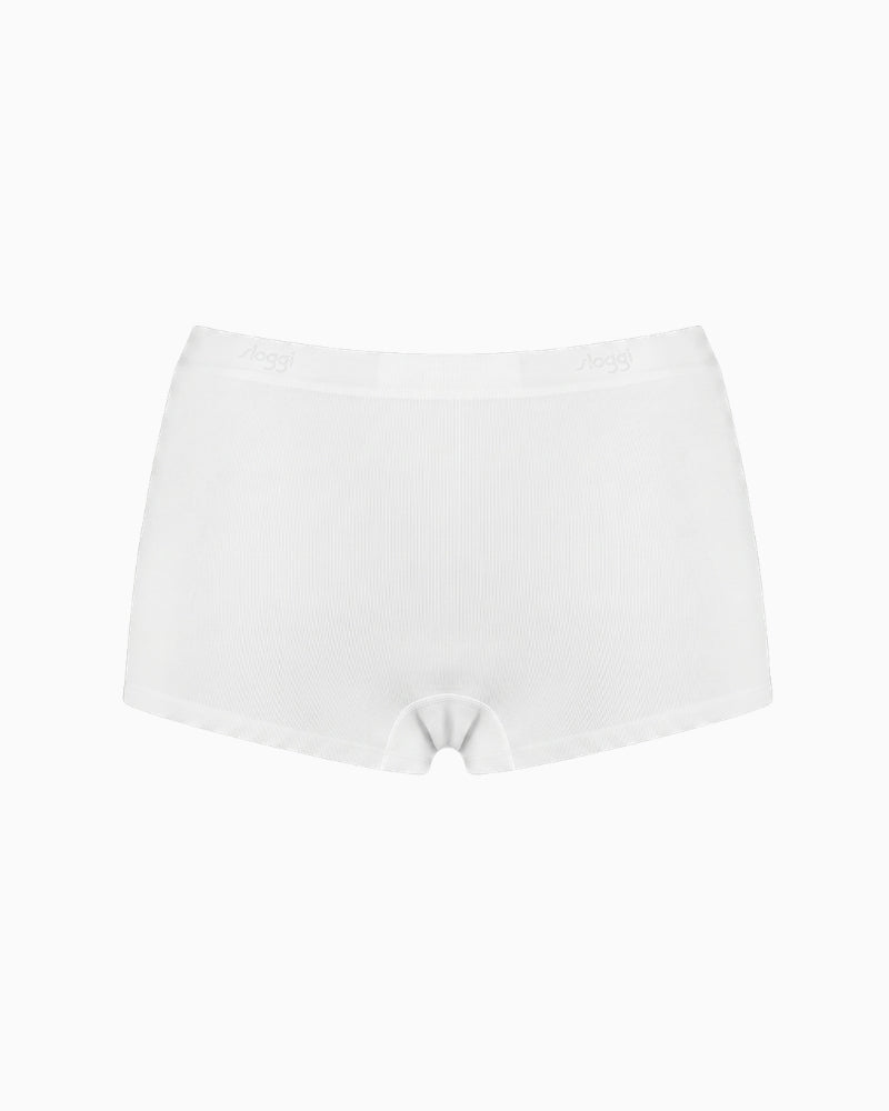 Sloggi Sensual Fresh Short Knickers in White waistband detail