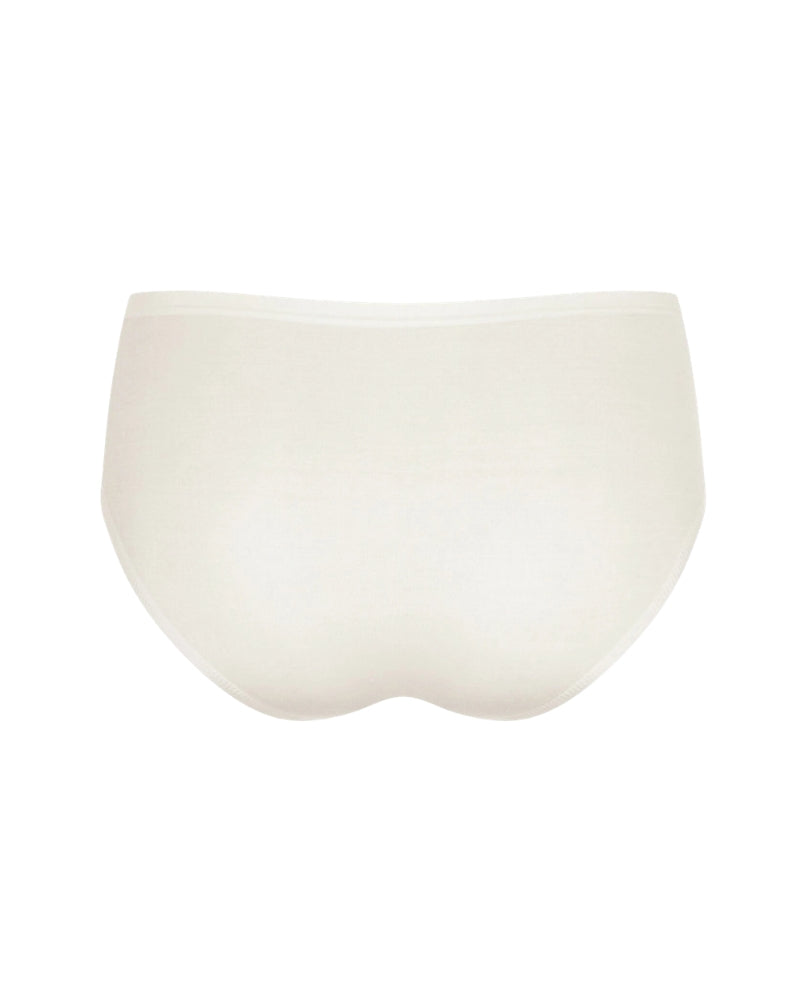 Sloggi ZERO One Midi Briefs 2 Pack in cream back view