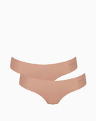 Sloggi Zero Microfibre 2.0 Hipstring 2-Pack in Nude fabric detail