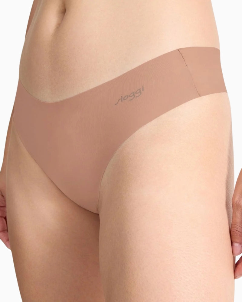 Sloggi Zero Microfibre 2.0 Hipstring 2-Pack in Nude side view
