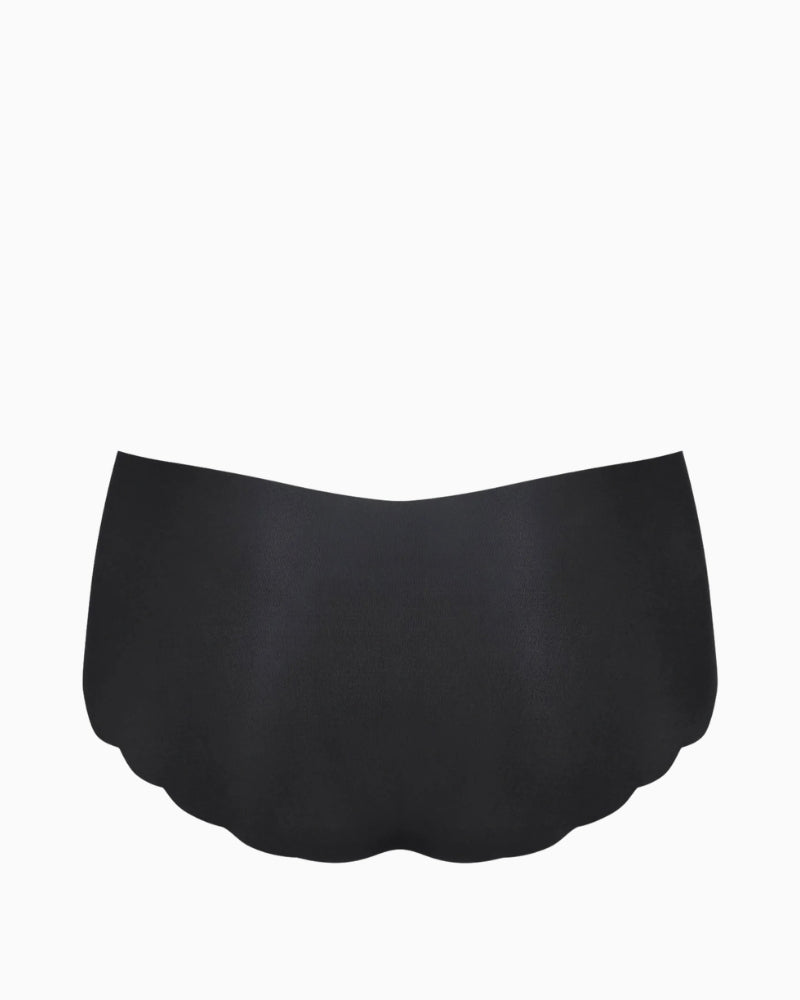 Sloggi Zero Microfibre 2.0 Short 2-Pack in Black scalloped edge detail