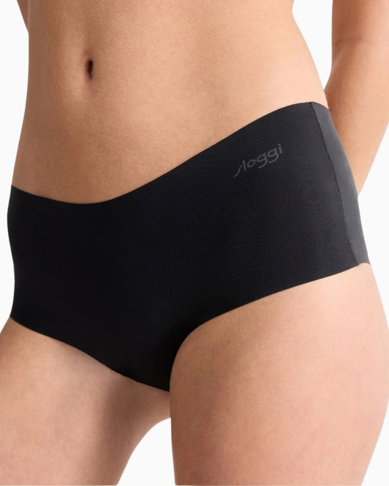 Sloggi Zero Microfibre 2.0 Short 2-Pack in Black side view