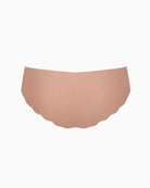 Sloggi Zero Microfibre Hipster in Nude scalloped edge detail