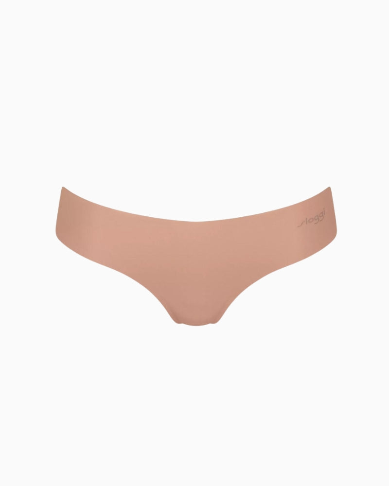 Sloggi Zero Microfibre Hipstring Brief in Cream fabric detail