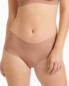 Sloggi Zero Microfibre Short Brief in Cream front view