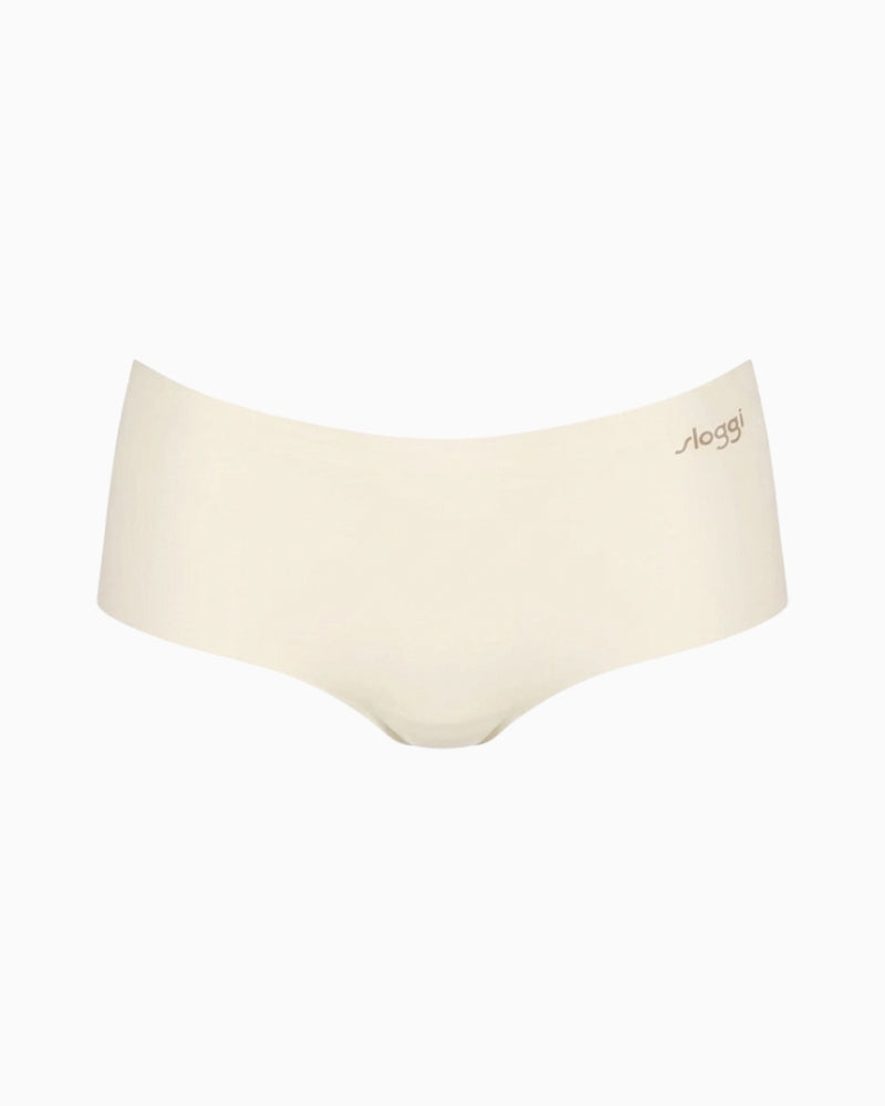 Sloggi Zero Microfibre Short Brief in cream front view