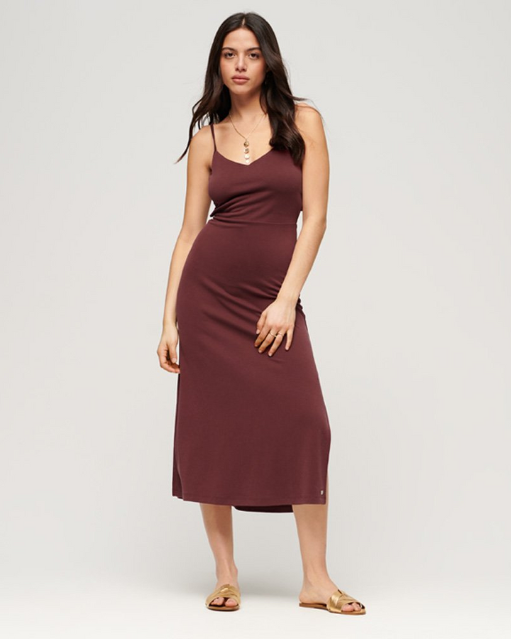 Superdry - Jersey Twist Back Midi Dress 