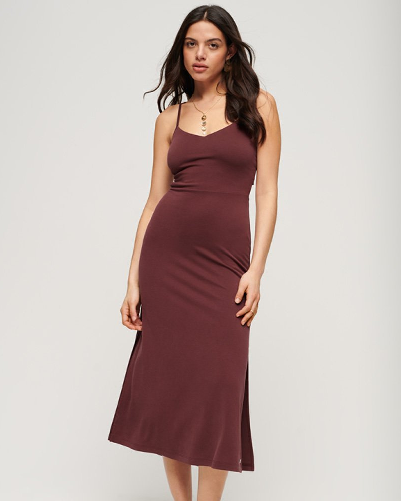 Superdry - Jersey Twist Back Midi Dress 