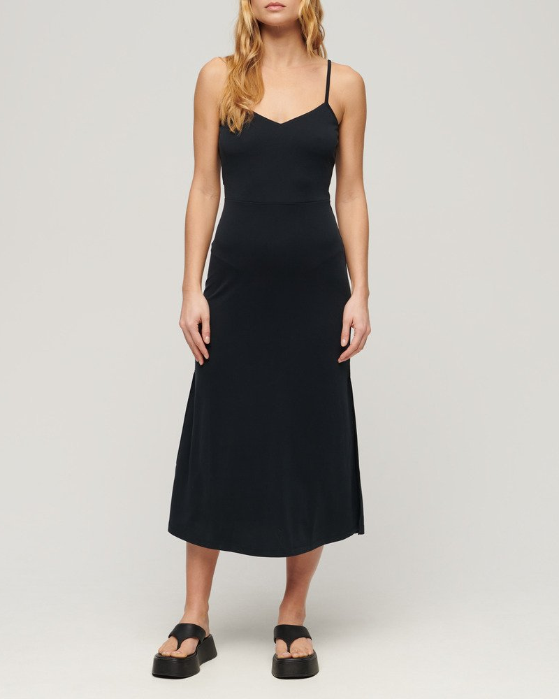 Superdry - Jersey Twist Back Midi Dress