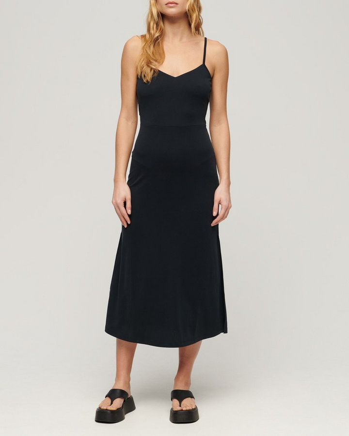 Superdry - Jersey Twist Back Midi Dress