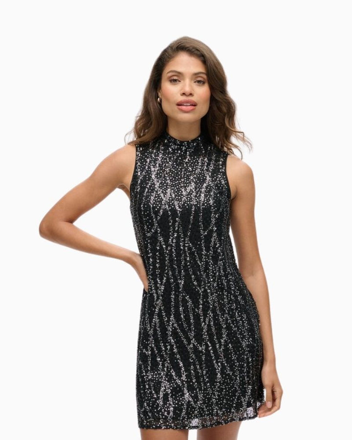 Superdry - Sleeveless Sequin A Line Mini Dress