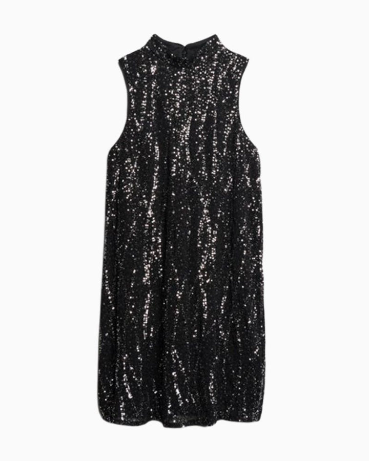 Superdry - Sleeveless Sequin A Line Mini Dress