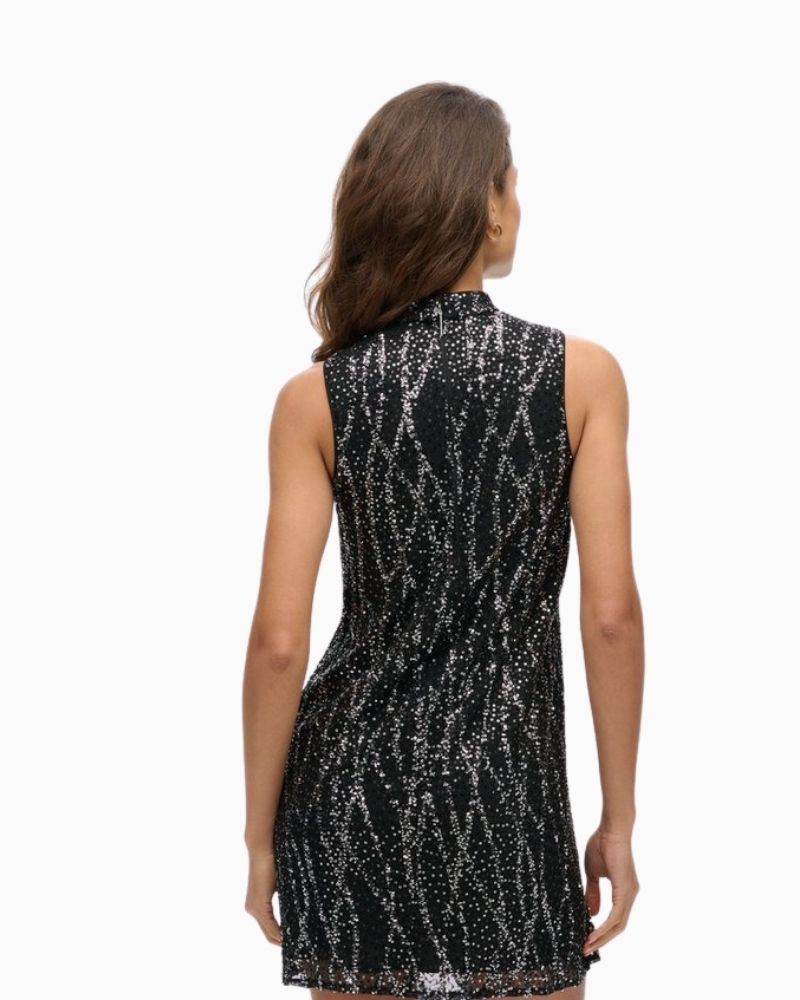 Superdry - Sleeveless Sequin A Line Mini Dress