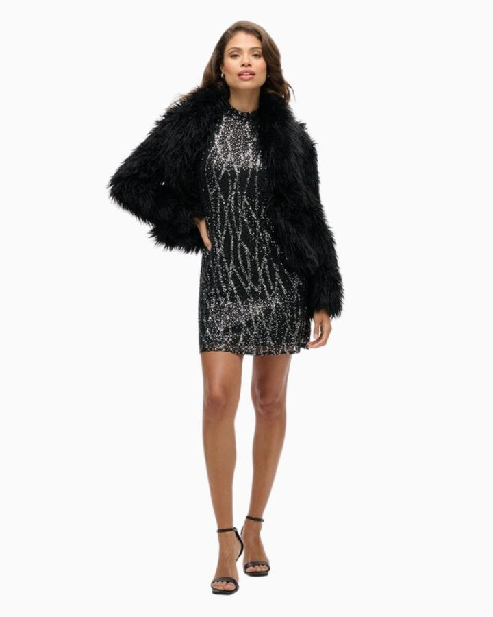 Superdry - Sleeveless Sequin A Line Mini Dress