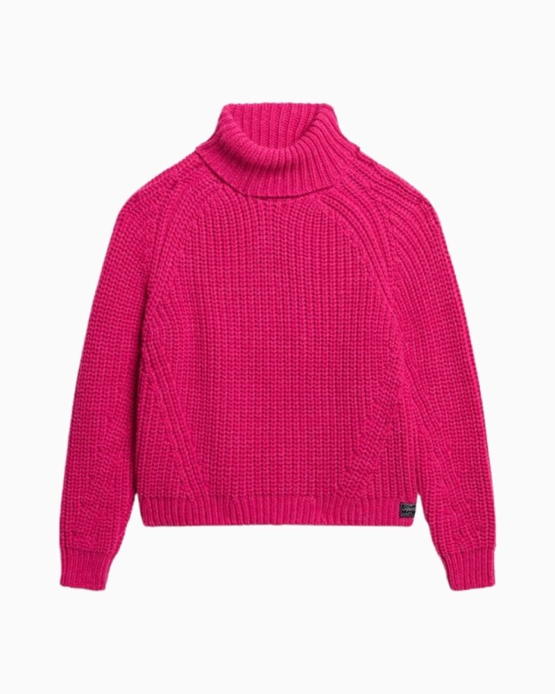 Superdry - Slouchy Stitch Roll Neck Knit