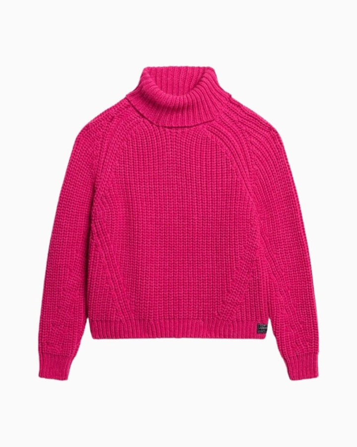 Superdry - Slouchy Stitch Roll Neck Knit