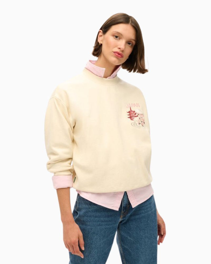 Superdry - Suika Embroidered Loose Sweatshirt