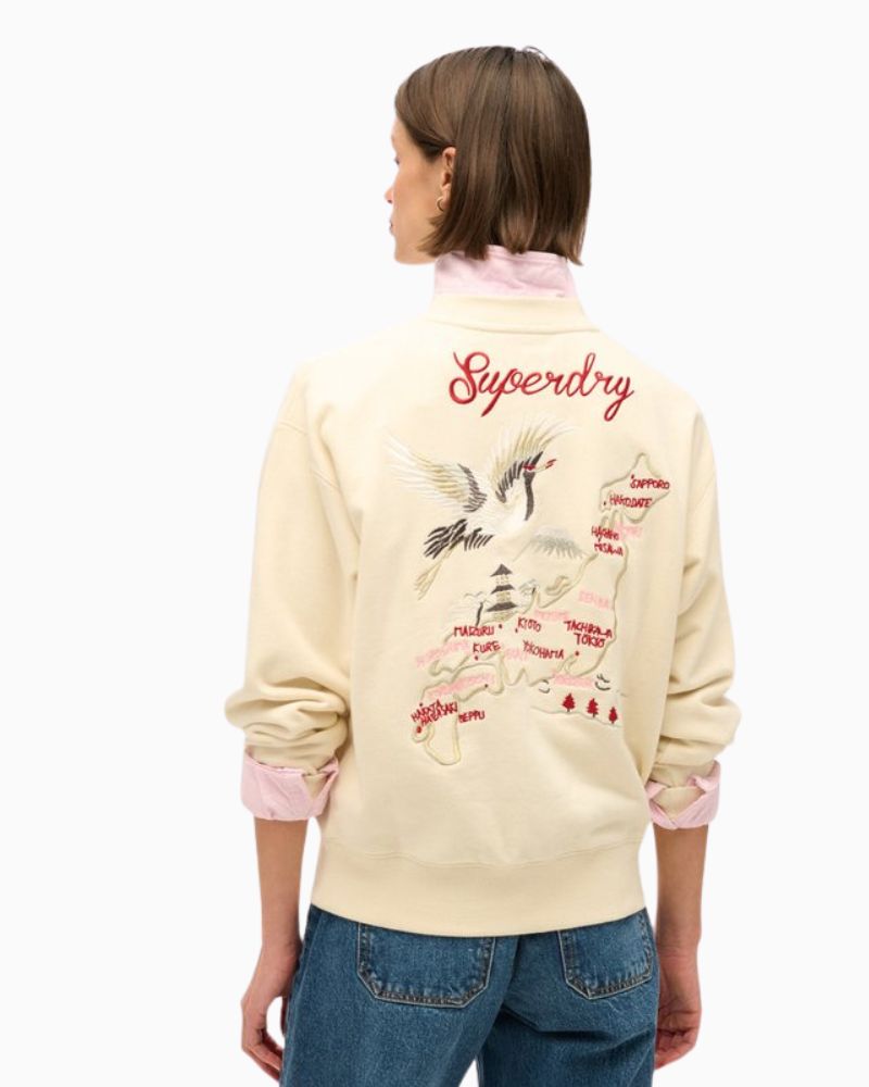 Superdry - Suika Embroidered Loose Sweatshirt