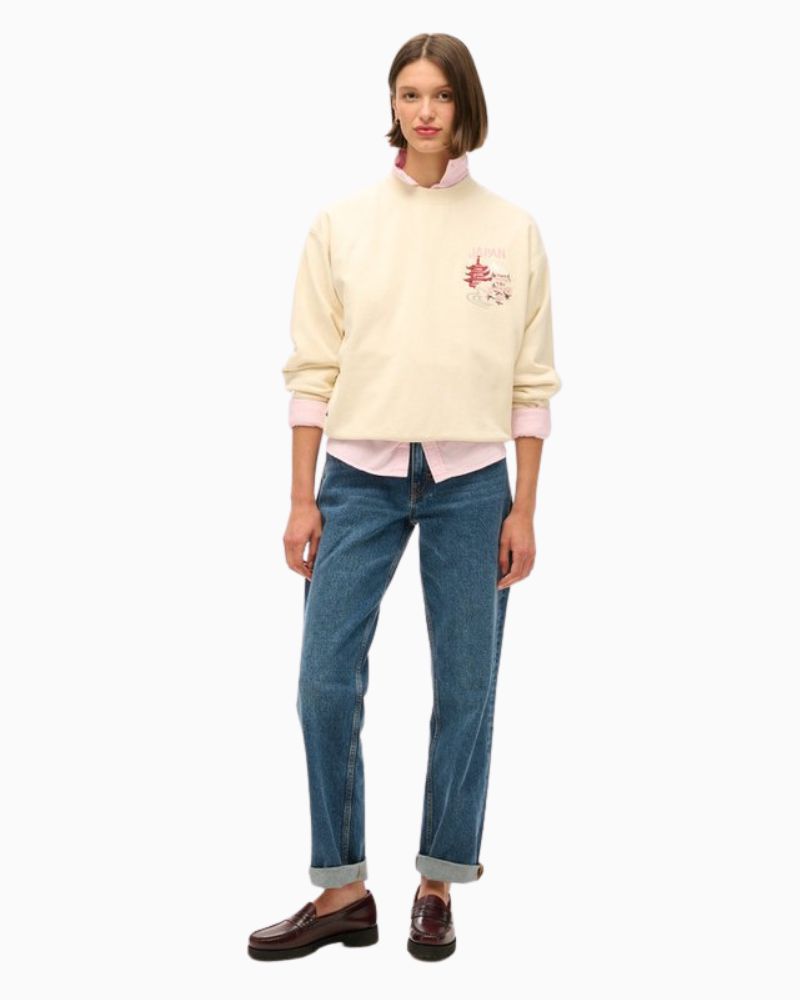 Superdry - Suika Embroidered Loose Sweatshirt