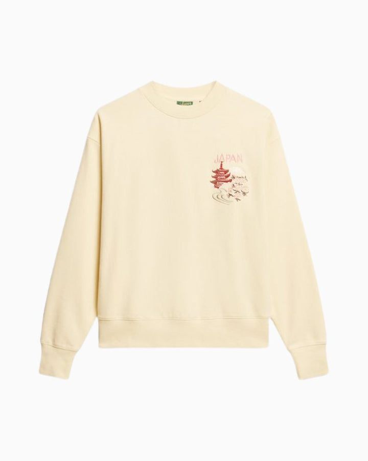 Superdry - Suika Embroidered Loose Sweatshirt