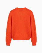 TWNS The Label Malia Cardigan in red back view
