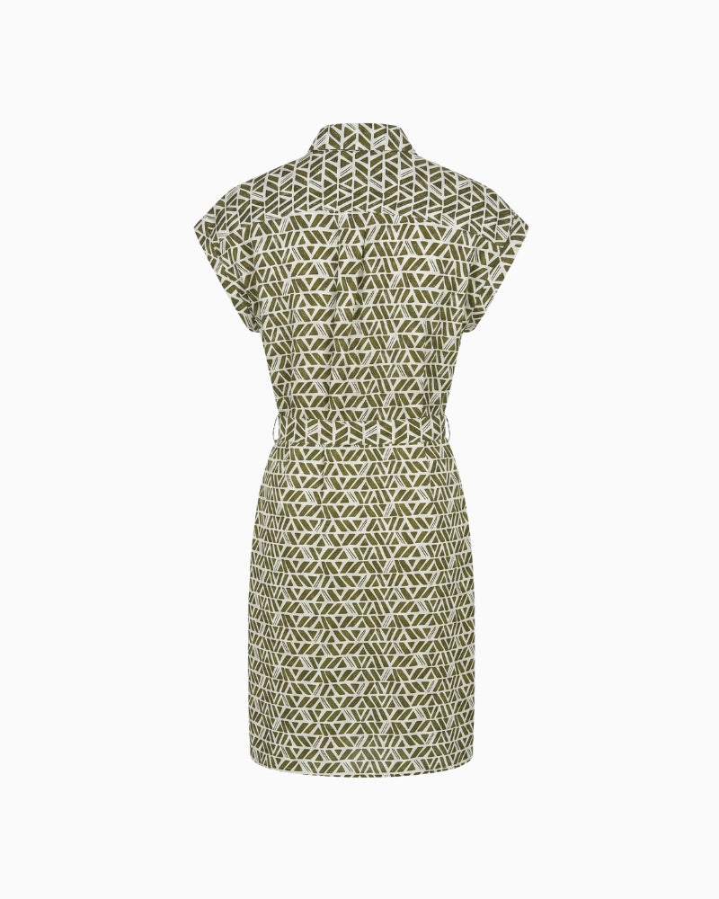 Tinta Abacanto Shirt Dress khaki back view