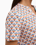 Tinta Ischia Blouse short sleeve button detail