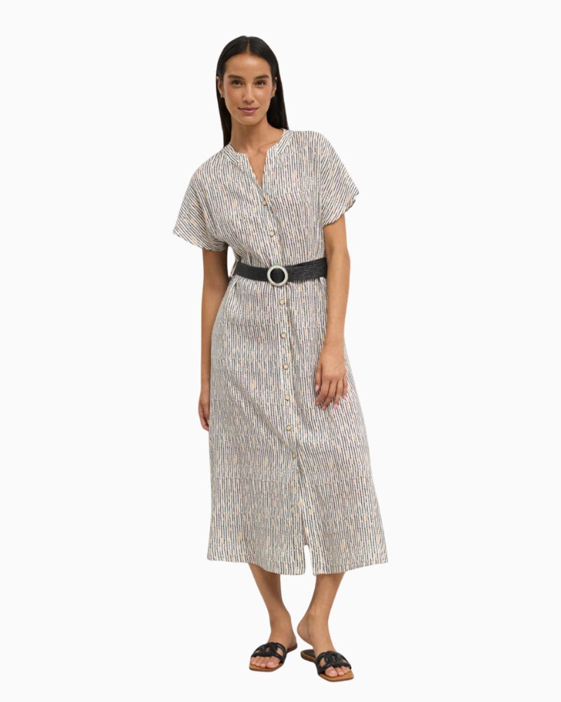 Tinta y Bariloche Siona dress natural front view